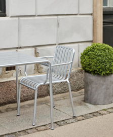 Palissade Dining Armchair Hot Galvanised - HAY