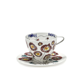 Cappuccino kop met Schotel Anemone Milk - Marni / Serax