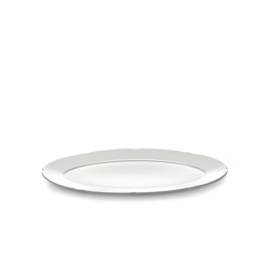 Servies Silhouette - Plat bord ovaal M 24,5 cm - Sergio Herman / Serax