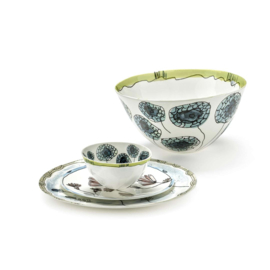 Serveerkom 25 cm H 13 cm Anemone Vaniglia - Marni / Serax