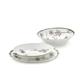 Diep bord 22 cm H3,2 cm  Fiore Rosa - Marni / Serax