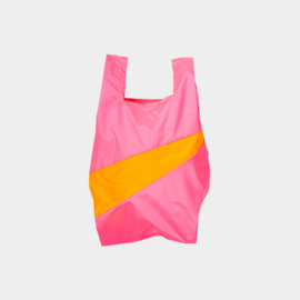 Shoppingbag M 'fluo pink & arise' - Susan Bijl SHIFT