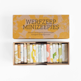 Cadeaudoos met 18 minizeepjes - Werfzeep
