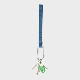 The New Keychain 'Dark Petrol & Fluo Yellow' - Susan Bijl LEFTOVER