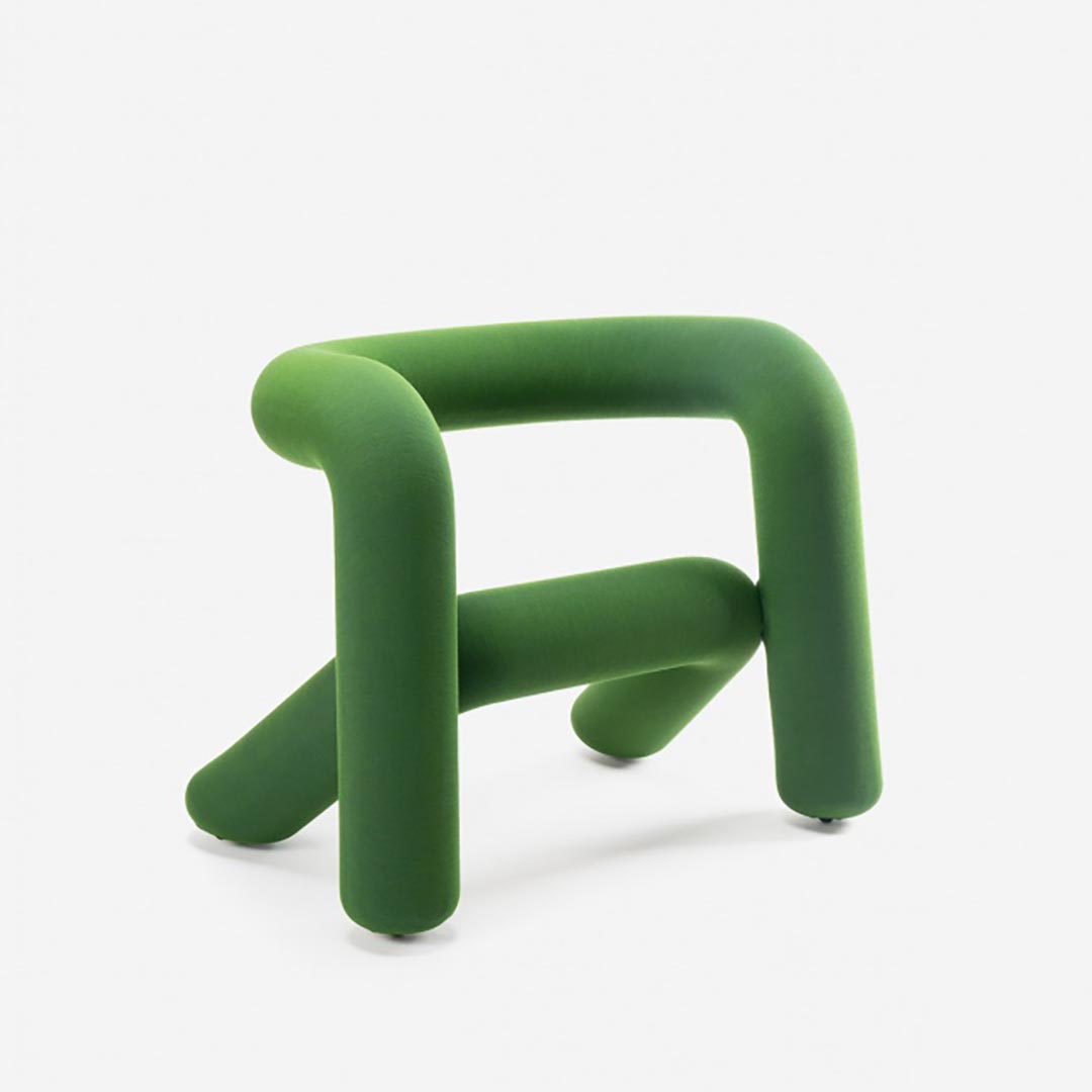 Extra Bold Armchair Green-Blue - Big-Game / Moustache