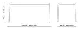 Aligned: tuintafel 170 x 85 - Maarten Baas / Valerie Objects