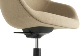AAC 155 bureaustoel met kantelmechanisme, gestoffeerd - HAY