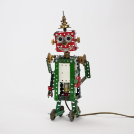 Lamp van Meccano 'Kleine Robot' - Oom Jan
