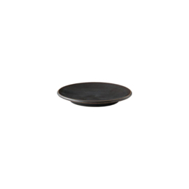 HIBI plate / bord Porselein ZWART - KINTO