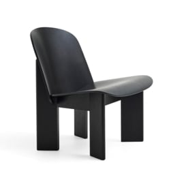 Chisel Lounge Chair BLACK - zelf samenstellen - HAY