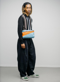 The New Bum Bag M 'Ocean & Orange' Handtas / Heuptas - Susan Bijl UNTITLED