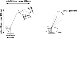 Mantis BS3 tafellamp / bureaulamp - DCW éditions