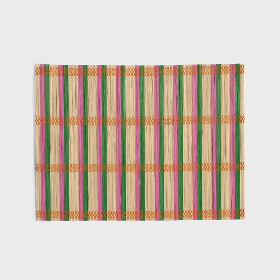 Bamboo Placemat 44 x 33 cm Pink - &Klevering