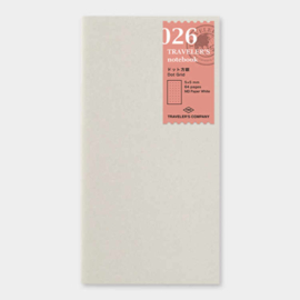 Refill 026 dot grid (5x5mm) voor Traveler's Notebook - Traveler's Company