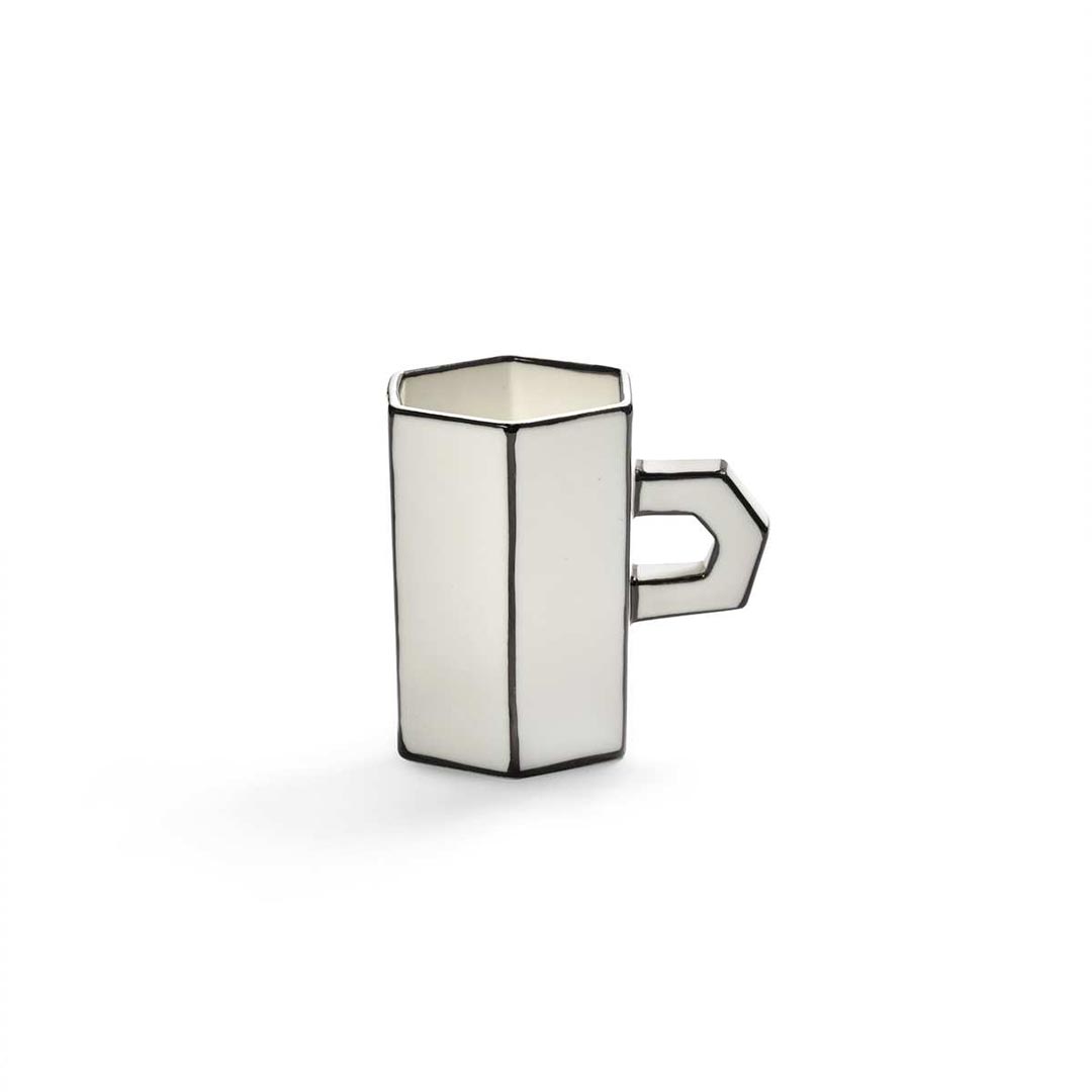 Carte Blanche - Dubbele Espresso kop - Annebet Philips / Serax