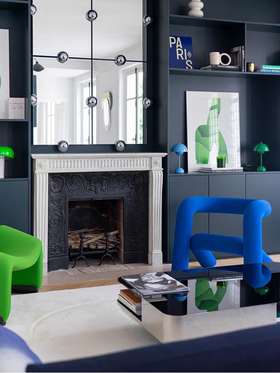 Extra Bold Armchair Blue - Big-Game / Moustache