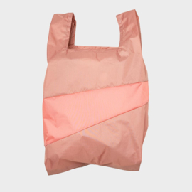 Shoppingbag L 'try & coral' - Susan Bijl FLASH