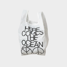 Shoppingbag M 'Ocean White' - Susan Bijl x Experimental Jetset