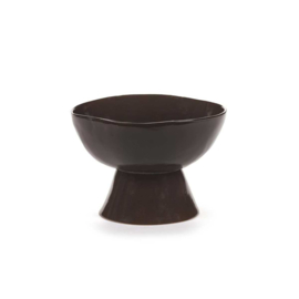 Servies La Mère - Kom met voet 20,5 cm Ebony - Marie Michielssen / Serax