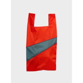 Shoppingbag M 'Red Alert & Pine' - Susan Bijl LEFTOVER