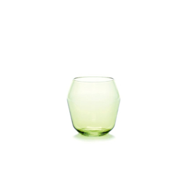 Kristallen Glas 'Billie' LOW 25cl GROEN - Ann Demeulemeester Serax