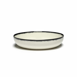 Servies Dé - Diep bord 18,5 cm Off-White/Black var A - Ann Demeulemeester Serax