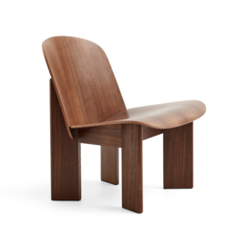 Chisel Lounge Chair WALNOOT - zelf samenstellen - HAY