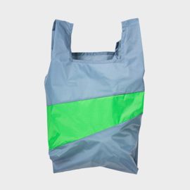 Shoppingbag L 'fuzz & greenscreen' - Susan Bijl AMPLIFY