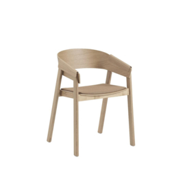 Eetkamerstoel 'Cover' met armleuningen (bekleed) - Muuto