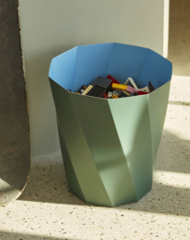 Kleurrijke papieren prullenbak / Paper paper bin - HAY