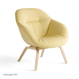 AAL 83 SOFT houten onderstel, gestoffeerd - HAY