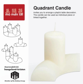 Quadrant Candle / Kaars in een bocht - Mo man tai