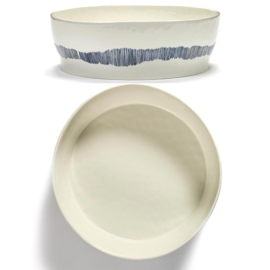 Slakom 28,5 cm H 9,5 cm Wit & Blauw - Ottolenghi / Serax