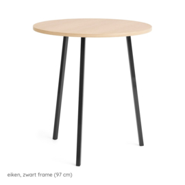 Hoge ronde tafel 90 cm (H 97) 'Loop Stand Round' - HAY