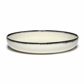 Servies Dé - Diep bord 24 cm Off-White/Black var A - Ann Demeulemeester Serax