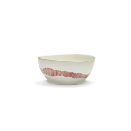 Kom 16 cm Wit & Rood - Ottolenghi / Serax