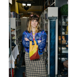 Shoppingbag S 'Multi TV Yellow' - Susan Bijl LEFTOVER