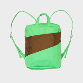 The New Backpack 'greenscreen & hazel' / Rugzak - Susan Bijl FLASH
