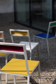 alu chair yellow pink - Muller Van Severen / Valerie Objects
