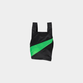 Shoppingbag S 'Black & Greenscreen' - Susan Bijl SHIFT