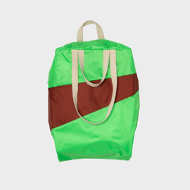 The New Tote Bag M 'greenscreen & hazel' - Susan Bijl FLASH