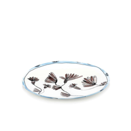 Plat bord 28 cm Camelia Aubergine - Marni / Serax