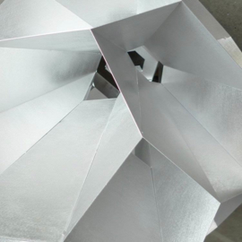 Fractal tafellamp (aluminium) - Marc de Groot