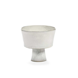 Servies La Mère - Rechte kom met voet 18 cm Wit - Marie Michielssen / Serax