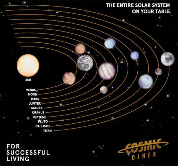 Cosmic Diner - Messing Eetstokjes / Quasar Chopstick - Seletti Diesel Living