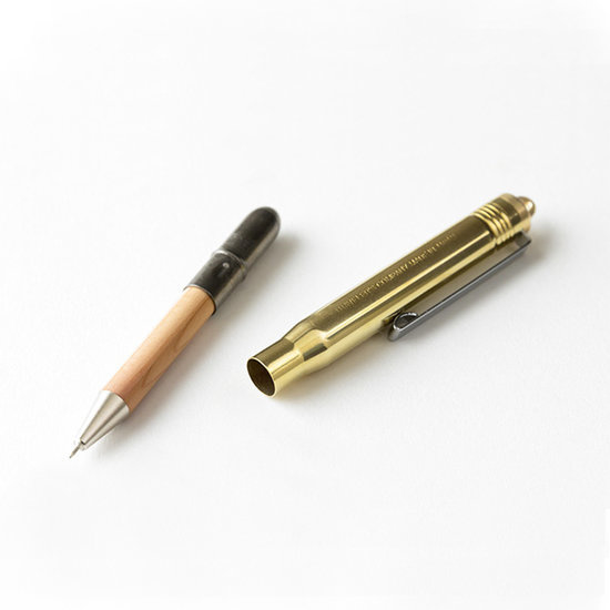 Japanse messing pen / Brass Balpoint Pen Solid Brass - Traveler's Company