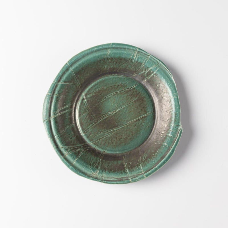 Platte borden Eccentric 'Copper Green' - Daniel van Dijck