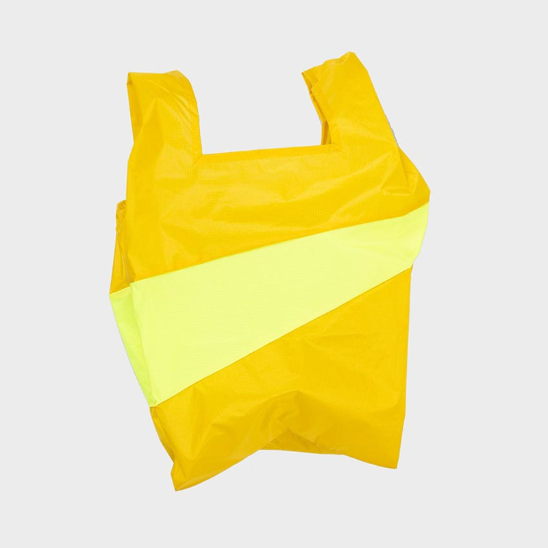 Shoppingbag L 'helio & fluo yellow' - Susan Bijl