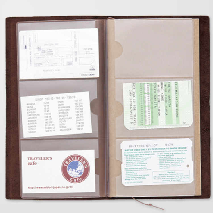 Refill 007 card file (visitekaarthouder) voor Traveler's Notebook - Traveler's Company