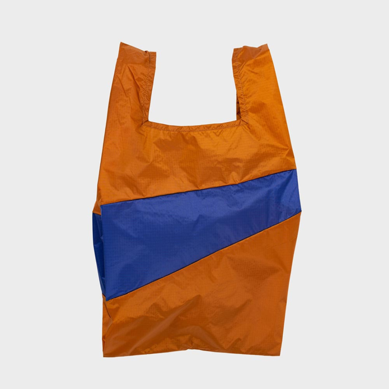 Shoppingbag L 'sample & electric blue' - Susan Bijl